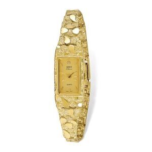 10k Gold Geneve Nugget Watch